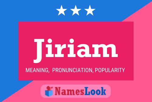 ملصق اسم Jiriam