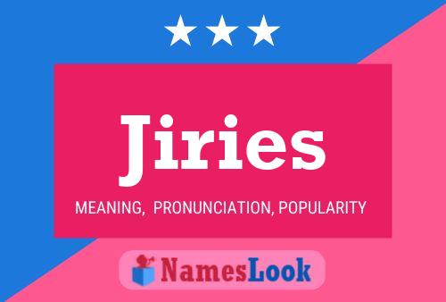 ملصق اسم Jiries