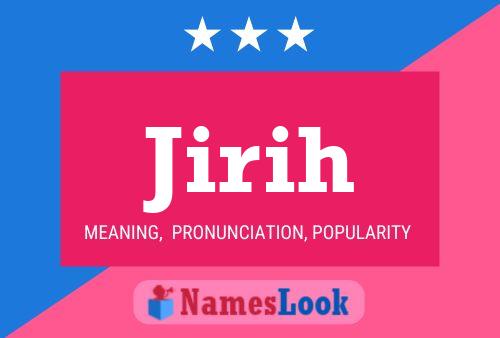 ملصق اسم Jirih