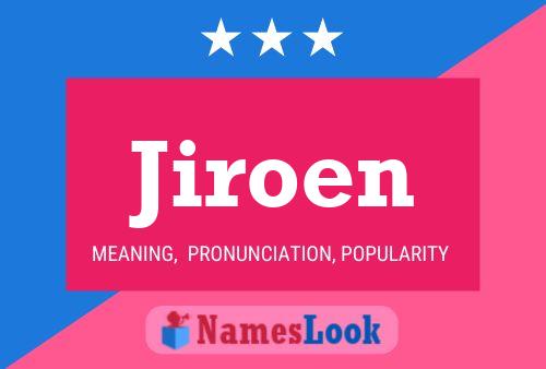 ملصق اسم Jiroen