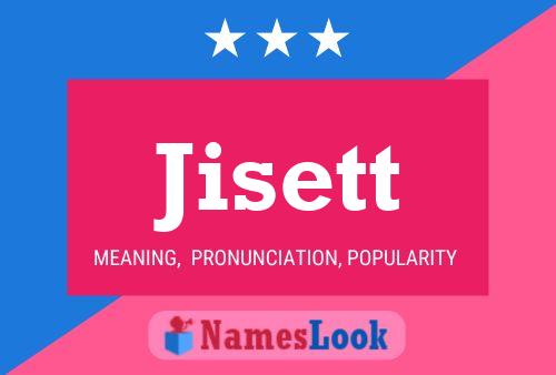 ملصق اسم Jisett