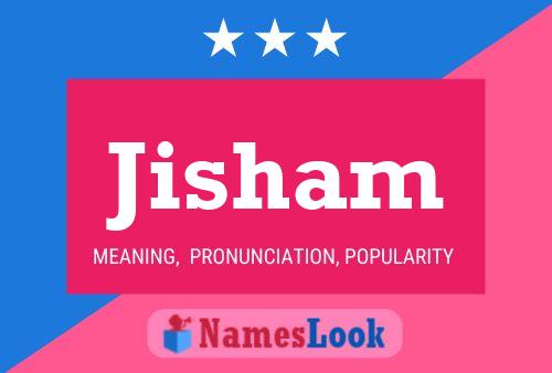 ملصق اسم Jisham