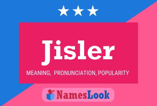 ملصق اسم Jisler