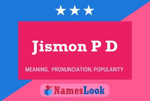 ملصق اسم Jismon P D