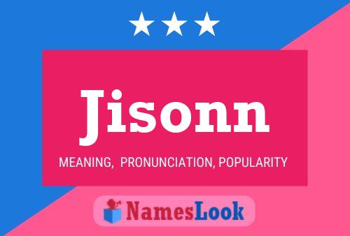 ملصق اسم Jisonn