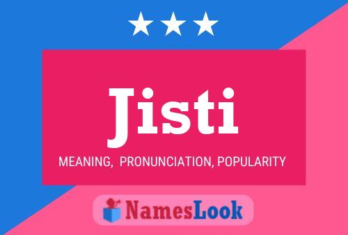 ملصق اسم Jisti