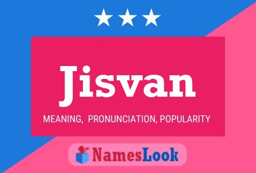 ملصق اسم Jisvan