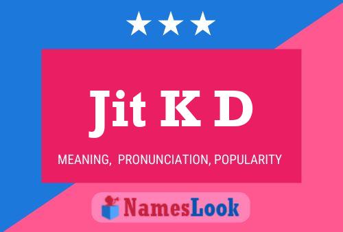 ملصق اسم Jit K D