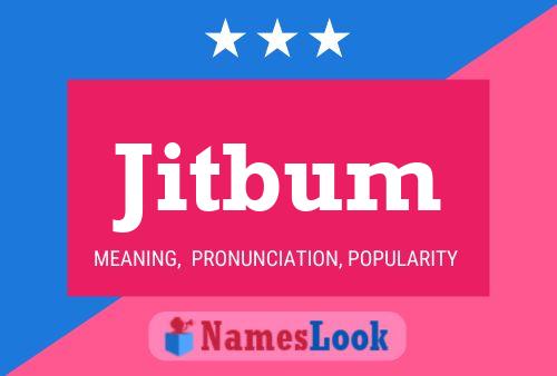 ملصق اسم Jitbum