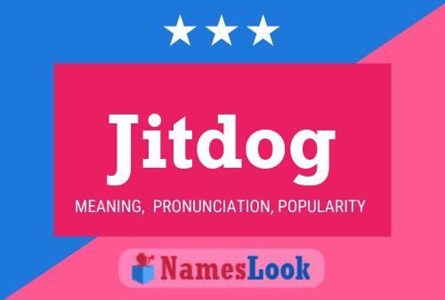 ملصق اسم Jitdog