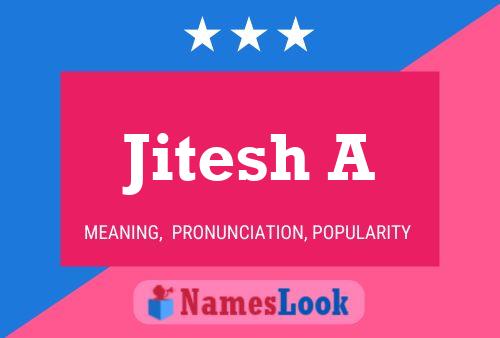 ملصق اسم Jitesh A