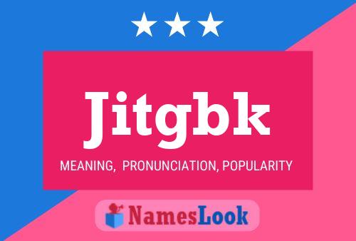 ملصق اسم Jitgbk