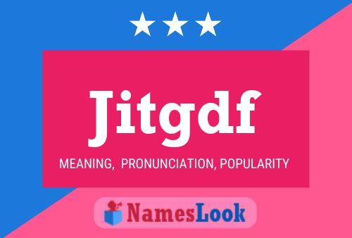 ملصق اسم Jitgdf