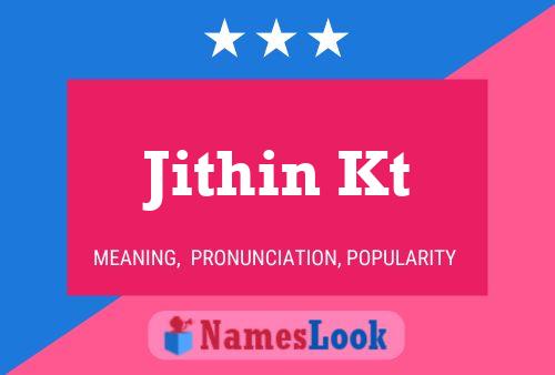 ملصق اسم Jithin Kt