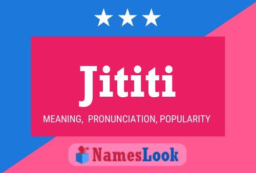 ملصق اسم Jititi