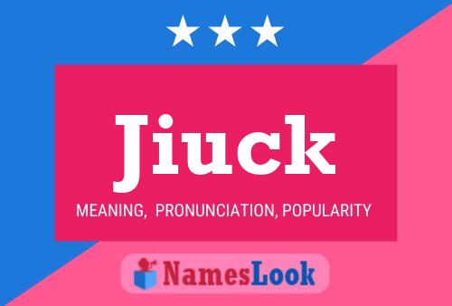 ملصق اسم Jiuck