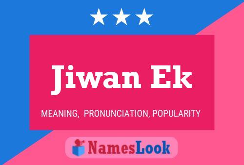 ملصق اسم Jiwan Ek