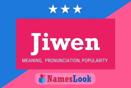 ملصق اسم Jiwen