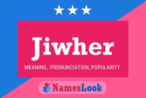 ملصق اسم Jiwher