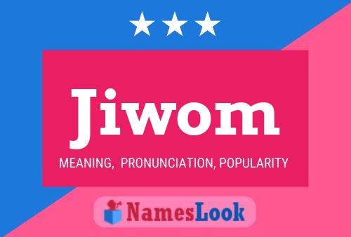 ملصق اسم Jiwom