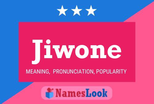 ملصق اسم Jiwone