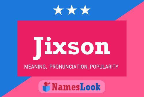 ملصق اسم Jixson