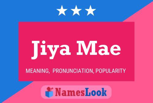 ملصق اسم Jiya Mae