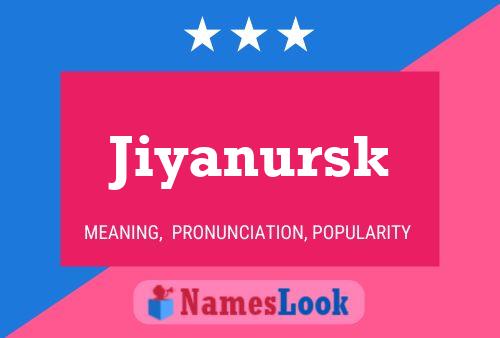 ملصق اسم Jiyanursk