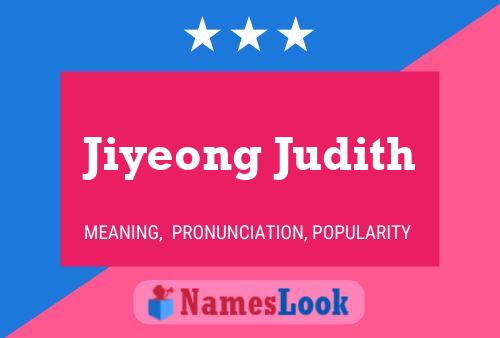 ملصق اسم Jiyeong Judith