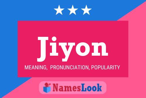 ملصق اسم Jiyon