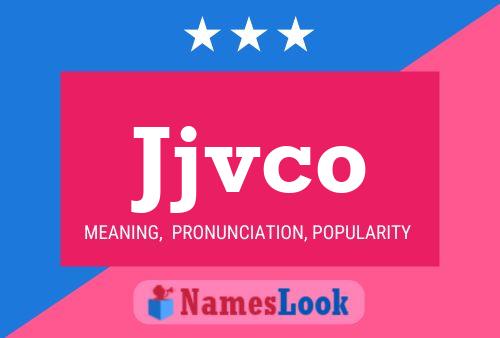 ملصق اسم Jjvco