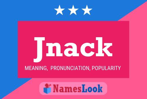 ملصق اسم Jnack