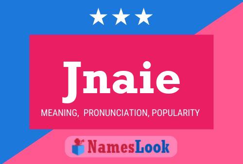 ملصق اسم Jnaie