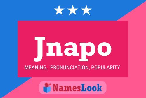 ملصق اسم Jnapo