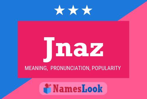 ملصق اسم Jnaz