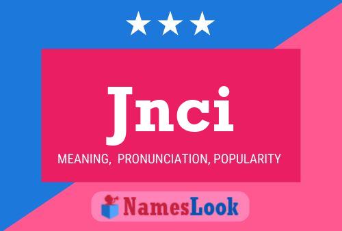 ملصق اسم Jnci