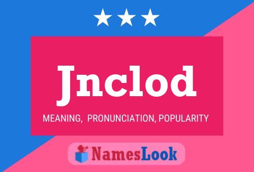 ملصق اسم Jnclod