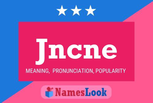 ملصق اسم Jncne