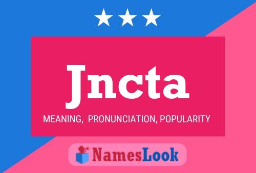 ملصق اسم Jncta