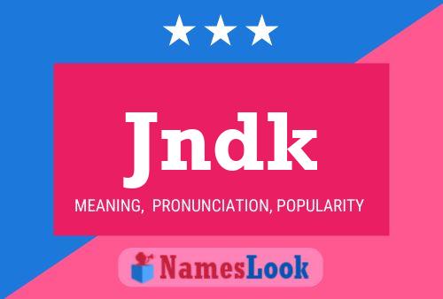 ملصق اسم Jndk