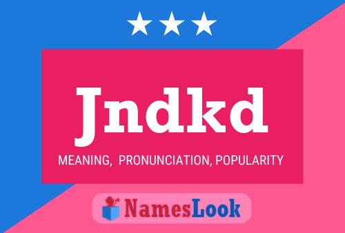 ملصق اسم Jndkd