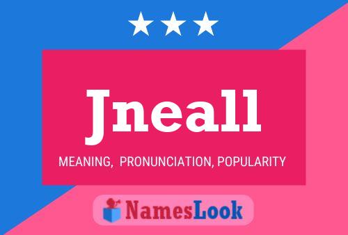 ملصق اسم Jneall