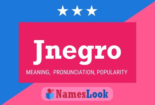 ملصق اسم Jnegro