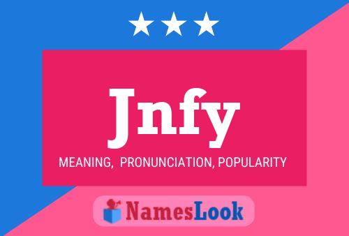 ملصق اسم Jnfy