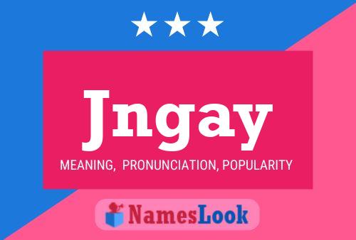 ملصق اسم Jngay