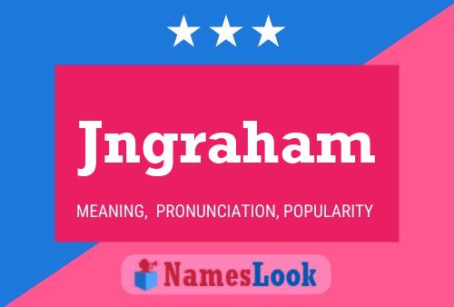 ملصق اسم Jngraham