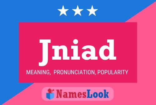 ملصق اسم Jniad