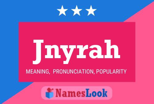 ملصق اسم Jnyrah