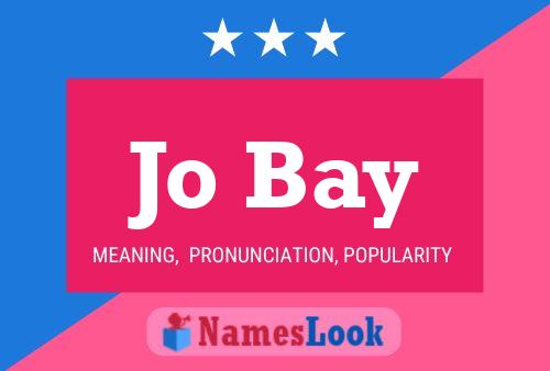 ملصق اسم Jo Bay