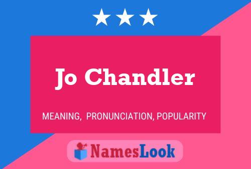 ملصق اسم Jo Chandler